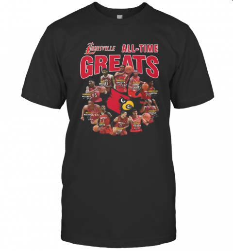 Louisville Cardinals All Time Great Signatures T-Shirt
