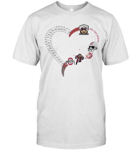 Love Ohio State Buckeyes Football T-Shirt