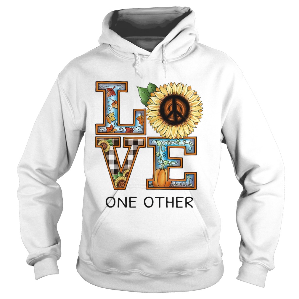 Love One Other Sunflower Pumpkin Hoodie