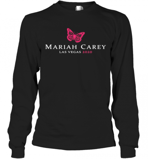 Mariah Carey Las Vegas 2020 Logo T-Shirt Long Sleeved T-shirt 
