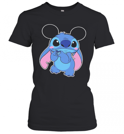 Mickey Mouse With Stitch T-Shirt Classic Women's T-shirt