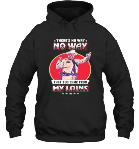 No Way That You Came From My Loins T-Shirt Unisex Hoodie