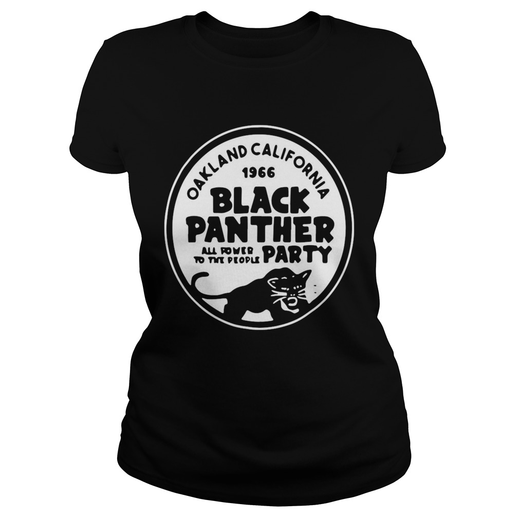 Oakland California 1966 Black Panther All Power To The People Party Classic Ladies
