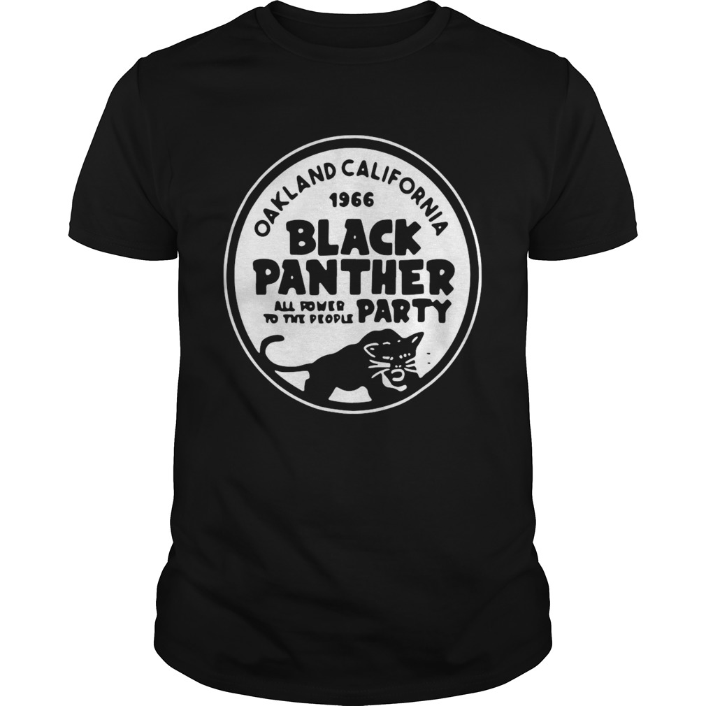Oakland California 1966 Black Panther All Power To The People Party shirt