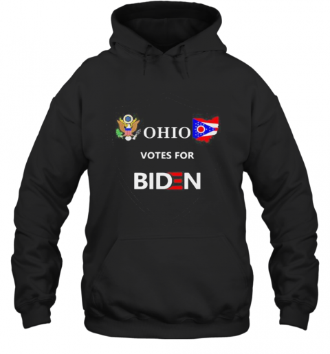 Ohio Votes For Biden T-Shirt Unisex Hoodie