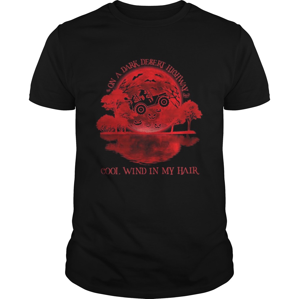 On a dark desert highway cool wind in my hair Witch drive car sunset Unisex