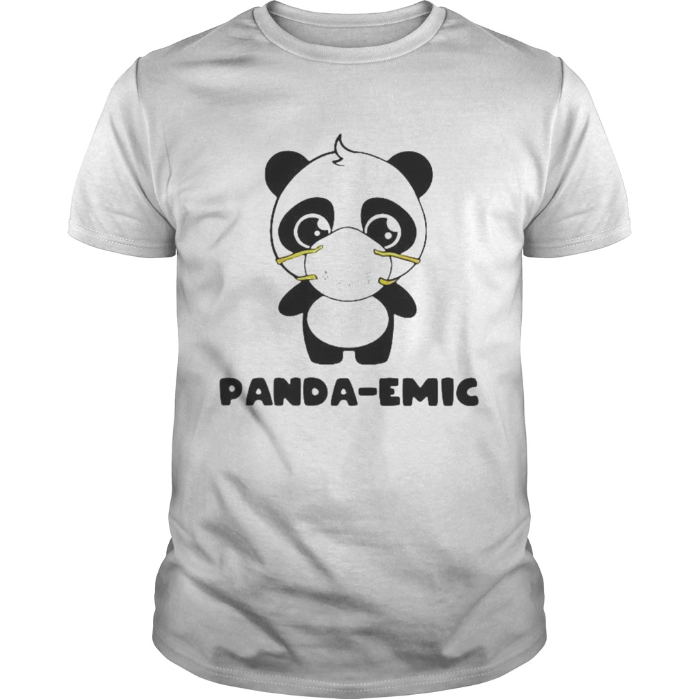 Panda emic cute quarantine social distancing shirt