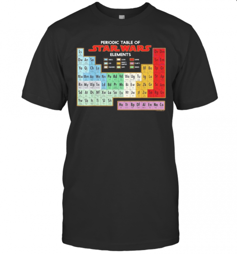 Periodic Table Of Star Wars Elements T-Shirt