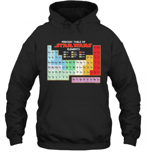 Periodic Table Of Star Wars Elements T-Shirt Unisex Hoodie