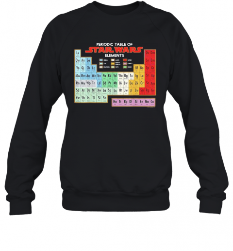 Periodic Table Of Star Wars Elements T-Shirt Unisex Sweatshirt