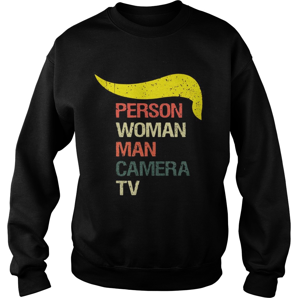 Persom Woman Man Camera Tv Mask Sweatshirt