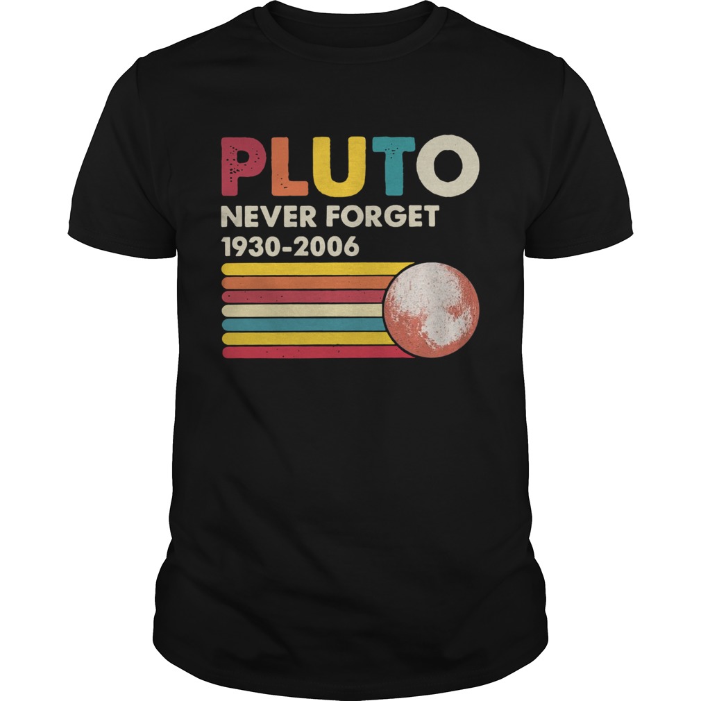 Pluto Never Forget 1930 2006 Vintage shirt