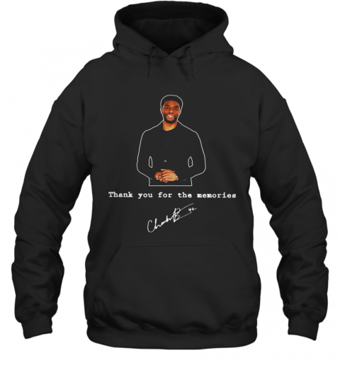 RIP Black Panther Thank You For The Memories Signature T-Shirt Unisex Hoodie