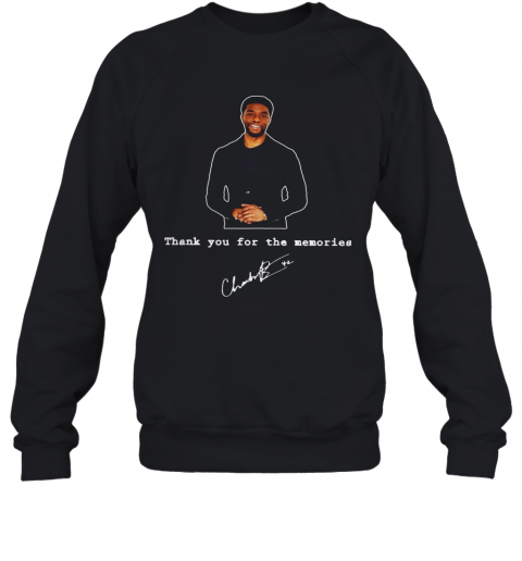 RIP Black Panther Thank You For The Memories Signature T-Shirt Unisex Sweatshirt