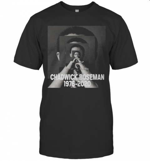 Rip Chadwick Boseman Black Panther 1976 2020 Pictures T-Shirt