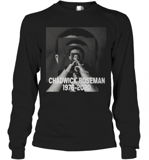 Rip Chadwick Boseman Black Panther 1976 2020 Pictures T-Shirt Long Sleeved T-shirt 