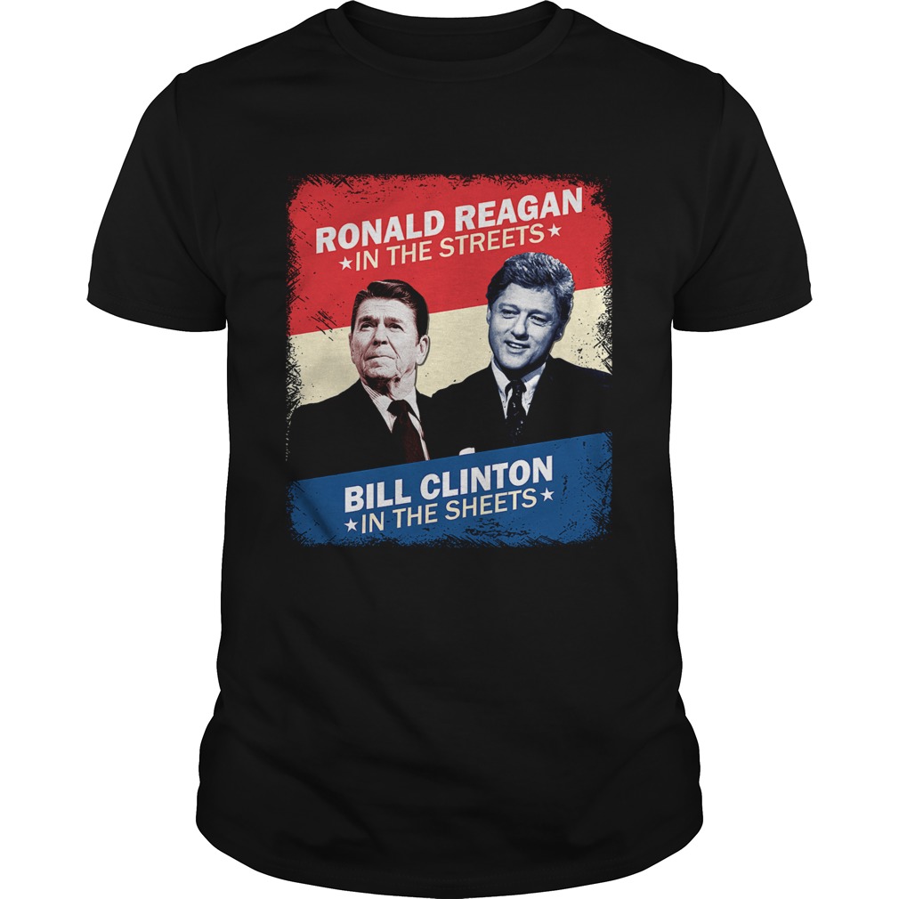 Ronald Reagan Bill Clinton shirt