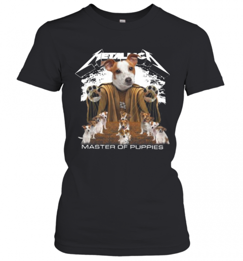 Russell Terrier Metallica Master Of Puppies T-Shirt Classic Women's T-shirt