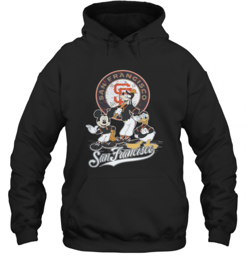 San Francisco Giants Mickey Mouse Cartoon Characters T-Shirt Unisex Hoodie