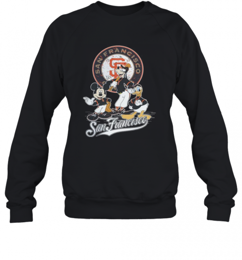San Francisco Giants Mickey Mouse Cartoon Characters T-Shirt Unisex Sweatshirt
