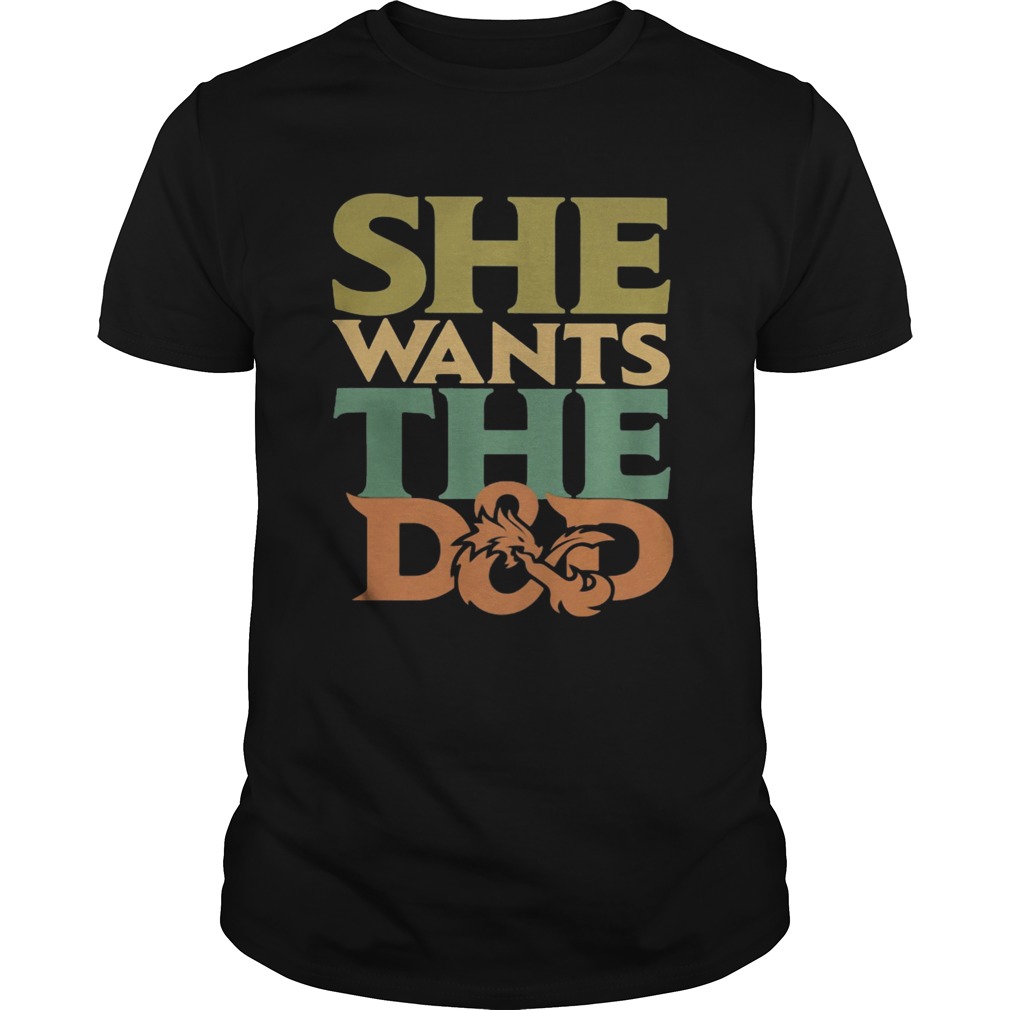 She wants the DD shirt