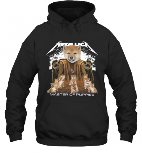 Shiba Inu Metallica Master Of Puppies T-Shirt Unisex Hoodie