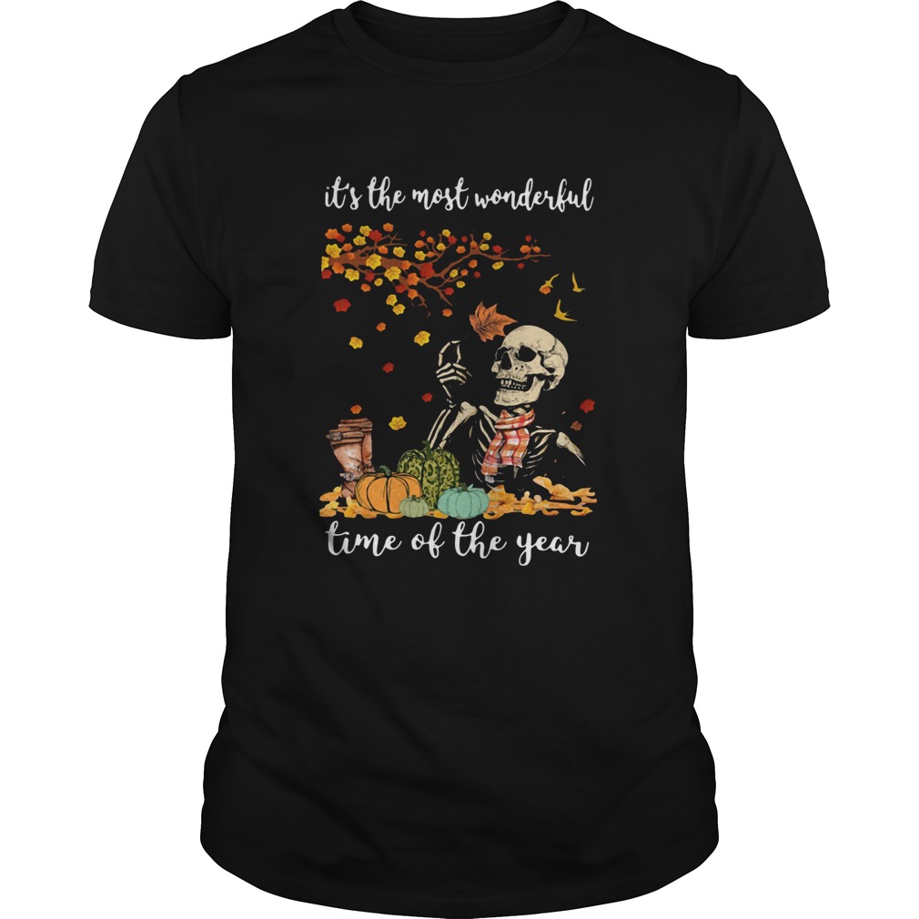 Skeleton Its The Most Wonderful Time Of The Year Halloween Unisex