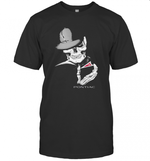 Skeleton Skull Pontiac Logo T-Shirt