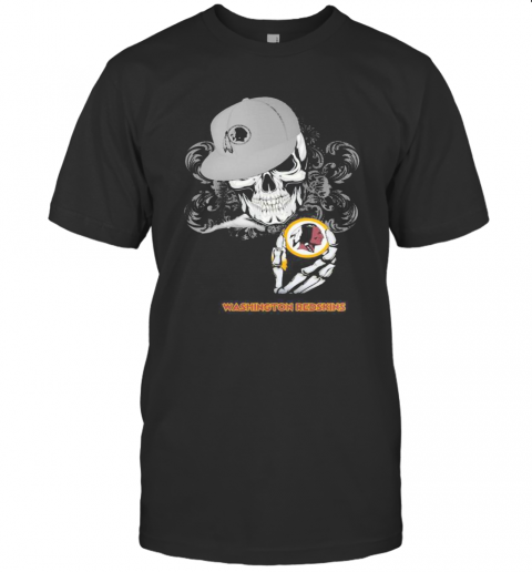 Skeleton Skull Washington Redskins T-Shirt