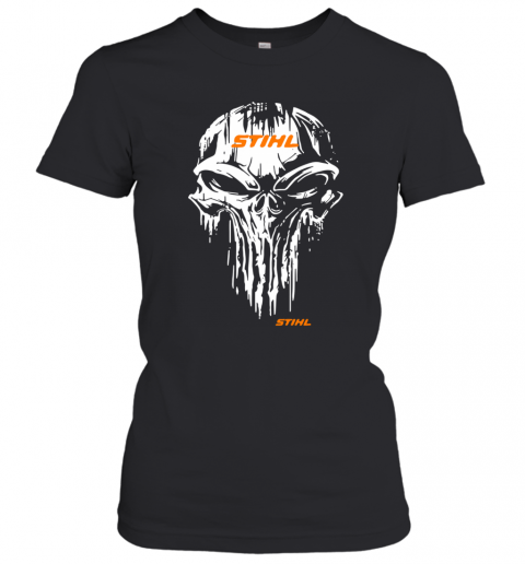 Skull Stihl Logo Halloween T-Shirt Classic Women's T-shirt