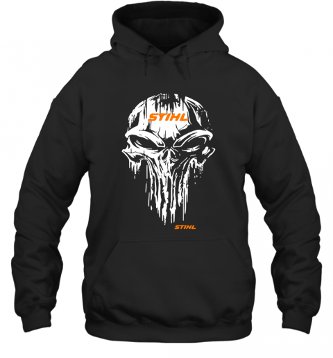 Skull Stihl Logo Halloween T-Shirt Unisex Hoodie