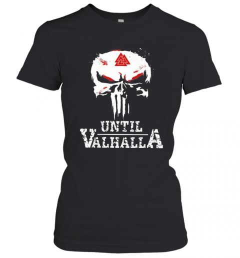 Skull Valknut Symbol Until Valhalla T-Shirt Classic Women's T-shirt