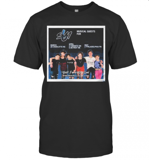 Sm Musical Guest For Best Friends Live Piperrockellelive T-Shirt