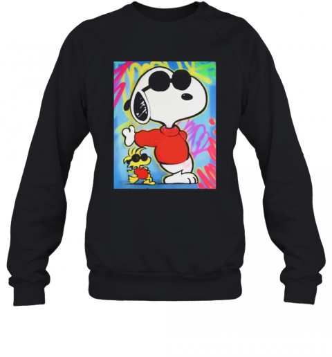 Snoopy And Woodstock Art T-Shirt Unisex Sweatshirt