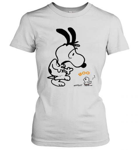 Snoopy And Woodstock Boo T-Shirt Classic Women's T-shirt