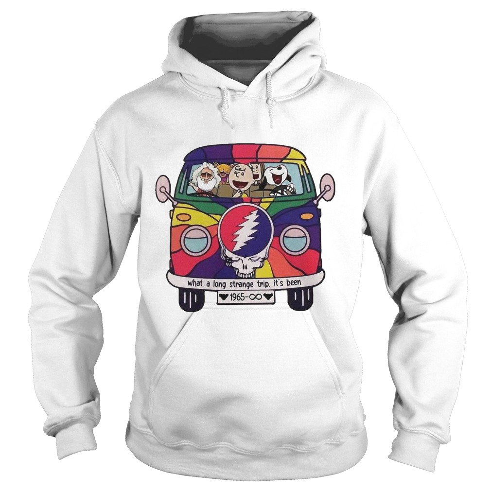 Snoopy Grateful Dead What A Long Strange Trip Its Been 1965 Hoodie
