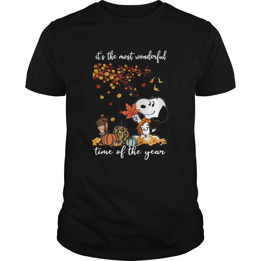 Snoopy Its The Most Wonderful Time Of The Year Halloween shirt