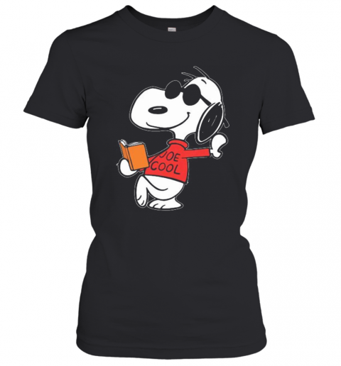 Snoopy Reading Book Joe Cool T-Shirt Classic Women's T-shirt
