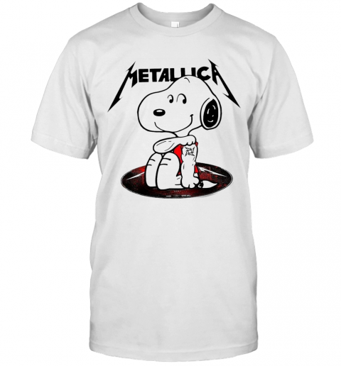 Snoopy Tattoo Metallica T-Shirt