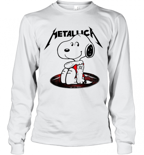 Snoopy Tattoo Metallica T-Shirt Long Sleeved T-shirt 