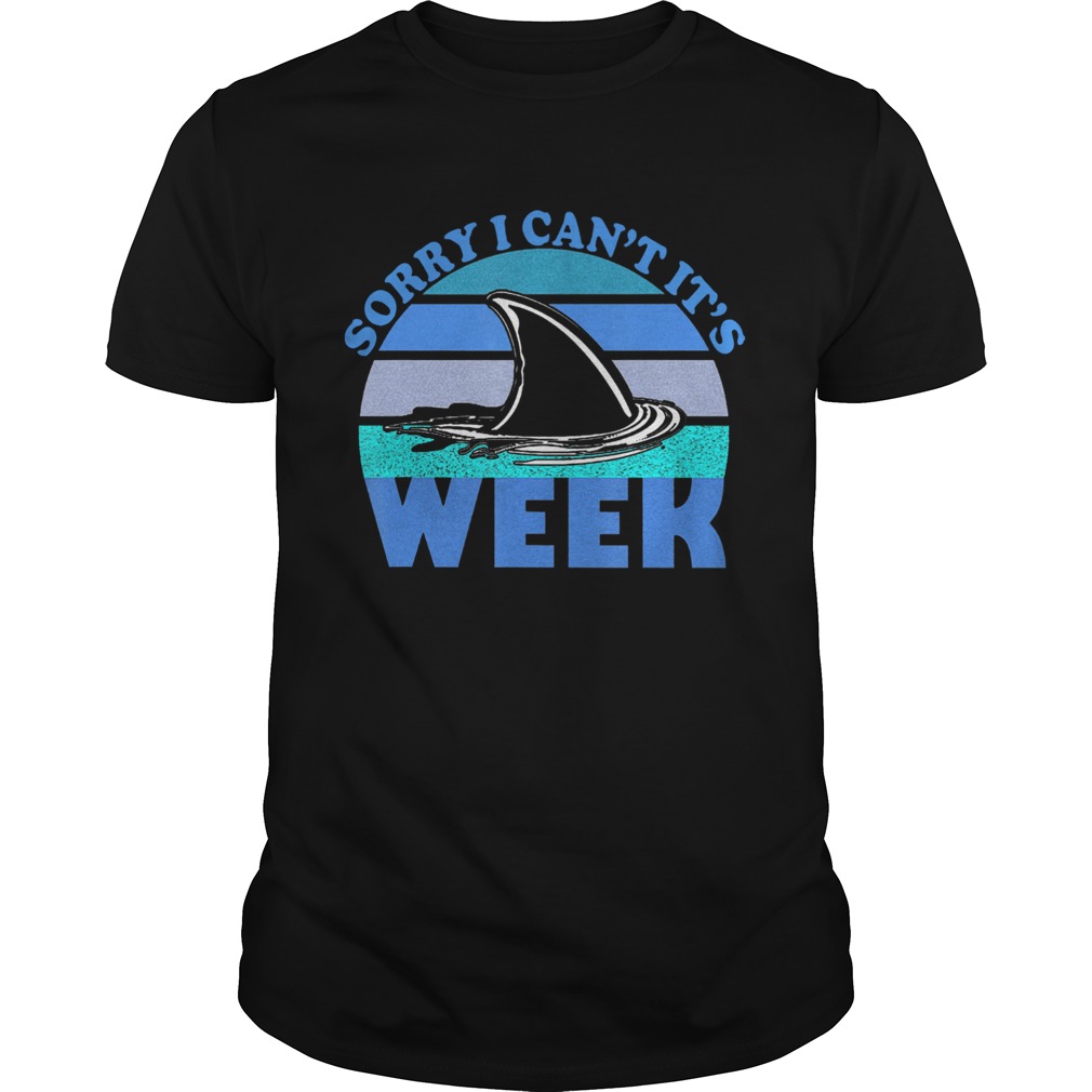 Sorry I Cant its Week 2020 Shark Unisex