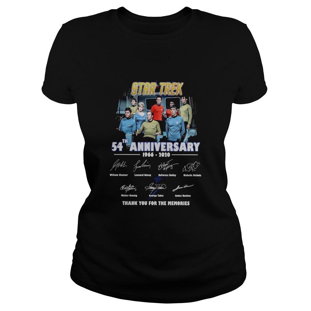 Star Trek 54th Anniversary 1966 2020 Thank You For The Memories Signatures Classic Ladies