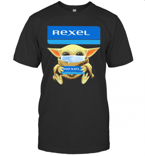 Star Wars Baby Yoda Mask Hug Rexel T-Shirt