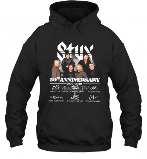 Styx 50Th Anniversary 1970 2020 Signature T-Shirt Unisex Hoodie