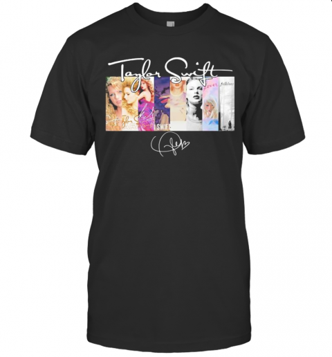 Taylor Swift Albums Signatures T-Shirt