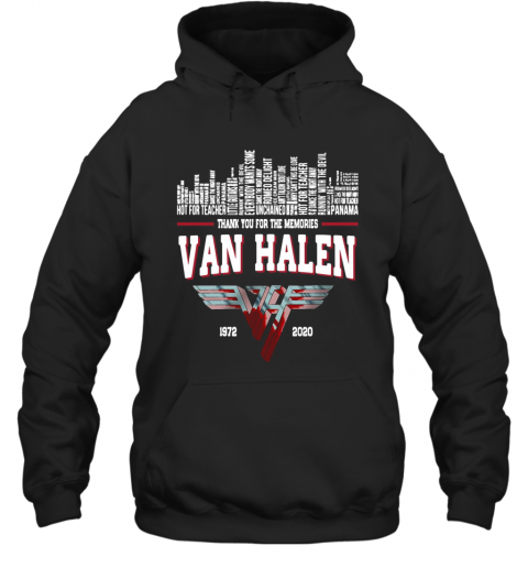 Thank You For The Memories Van Halen 1972 2020 T-Shirt Unisex Hoodie