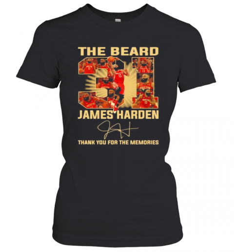 The Beard 31 James Harden Thank You For The Memories Signature T-Shirt Classic Women's T-shirt