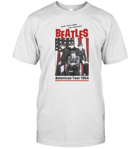 The Beatles Band Here They Come The Fabulous American Tour 1964 T-Shirt