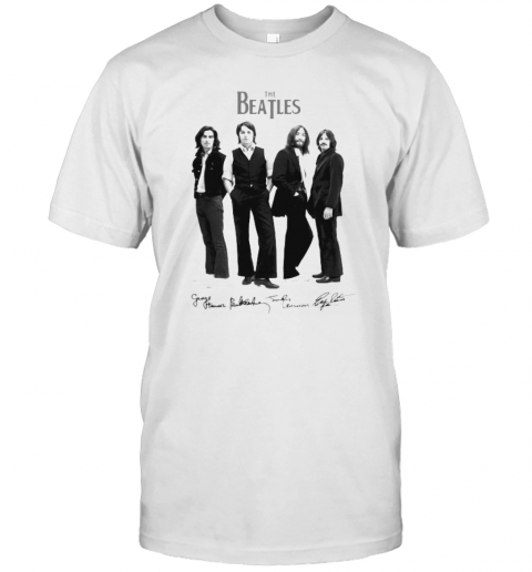 The Beatles Band Members Signatures T-Shirt