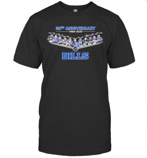 The Buffalo Bills Legends 60Th Anniversary 1960 2020 T-Shirt